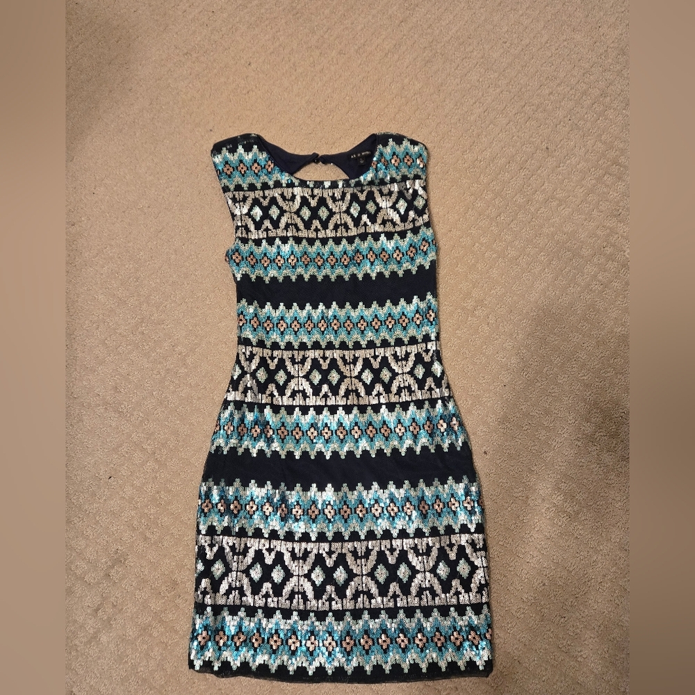 As U Wish Sequin Mini Dress